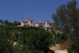 One of the neighboring villas